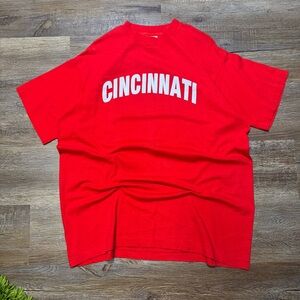 VTG Cincinnati Reds #41 Shaw‎ Single Stitch T shirt
